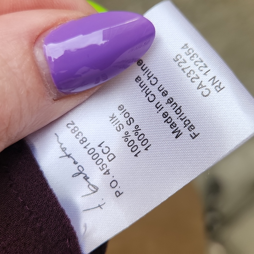 Babaton Silk Purple Blouse - Picture 10 of 13